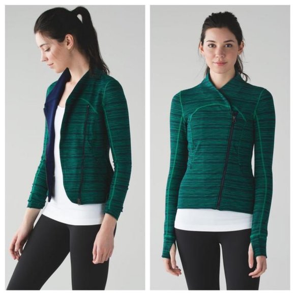 Lululemon Diagonal Zip Sweatshirt With Thumbholes - Picture 2 of 8